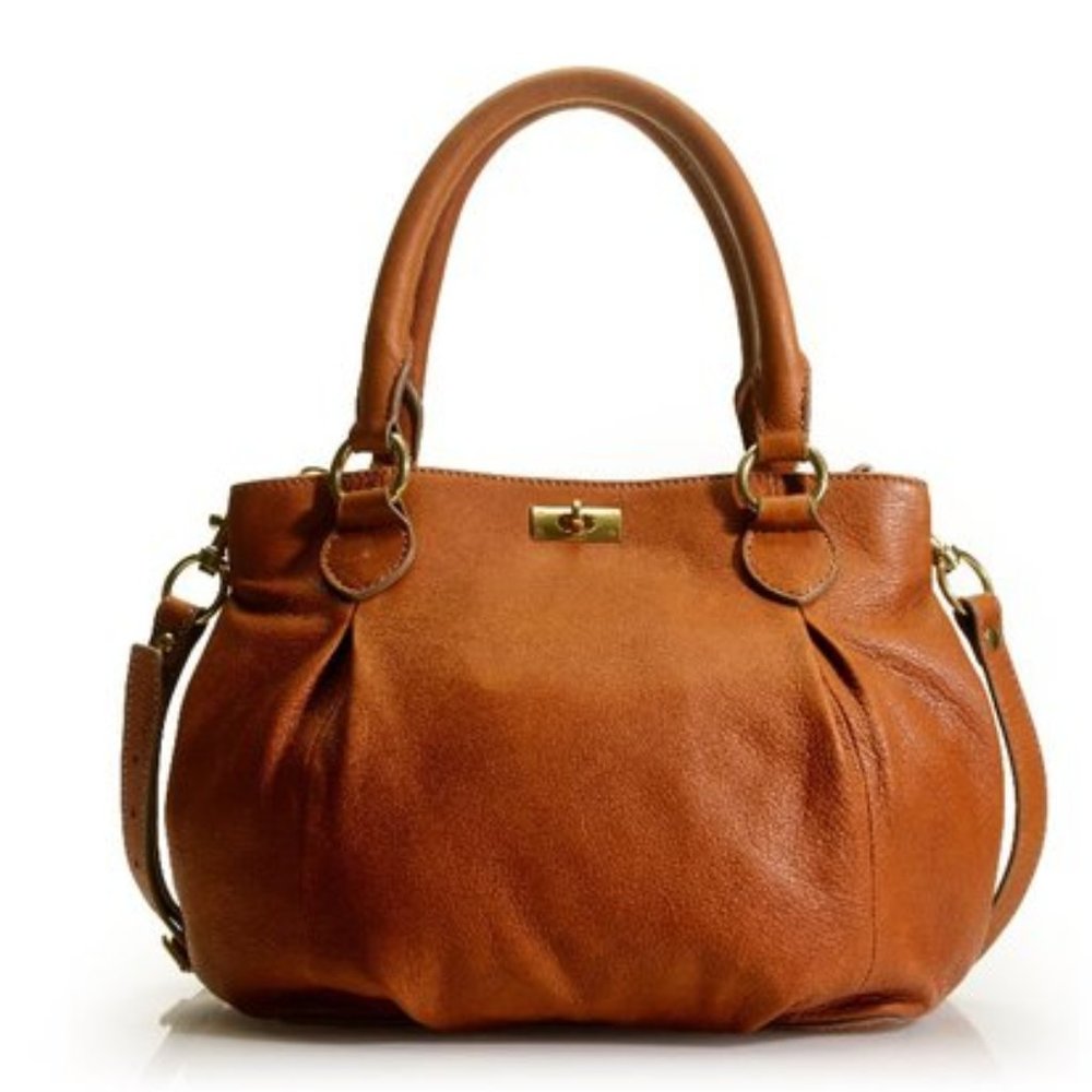 J.Crew Brompton Mini-hobo Cognac Leather